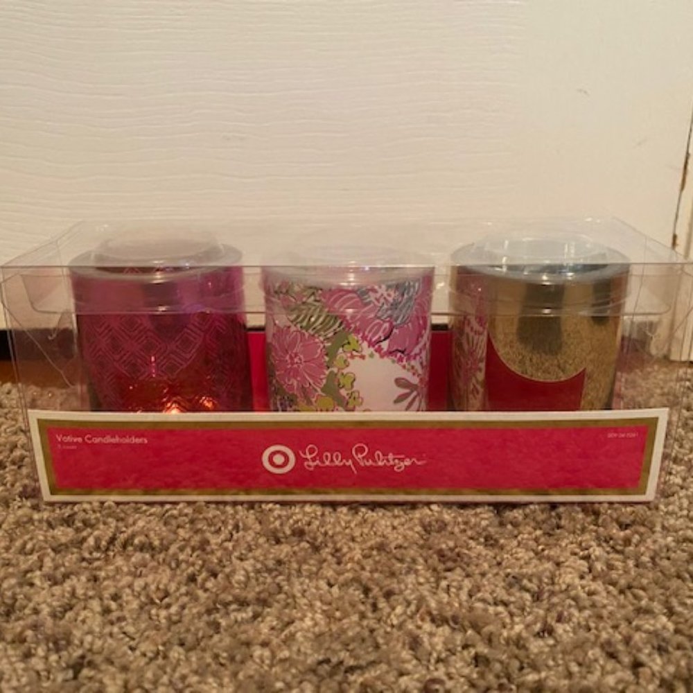 Lilly Pulitzer Candle Holders
